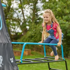 TP Explorer Metal Climbing Frame Set with Jungle Run Black Edition