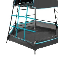 TP Explorer Metal Climbing Frame Set with Ripple Slide and Jungle Run Black Edition