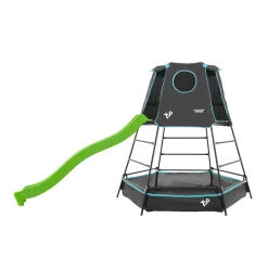 TP Explorer Metal Climbing Frame Set and Ripple Slide Black Edition