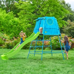 TP Explorer Metal Climbing Frame Set & Ripple Slide