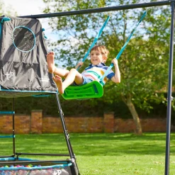 TP Explorer Metal Climbing Frame Set & Swing Black Edition