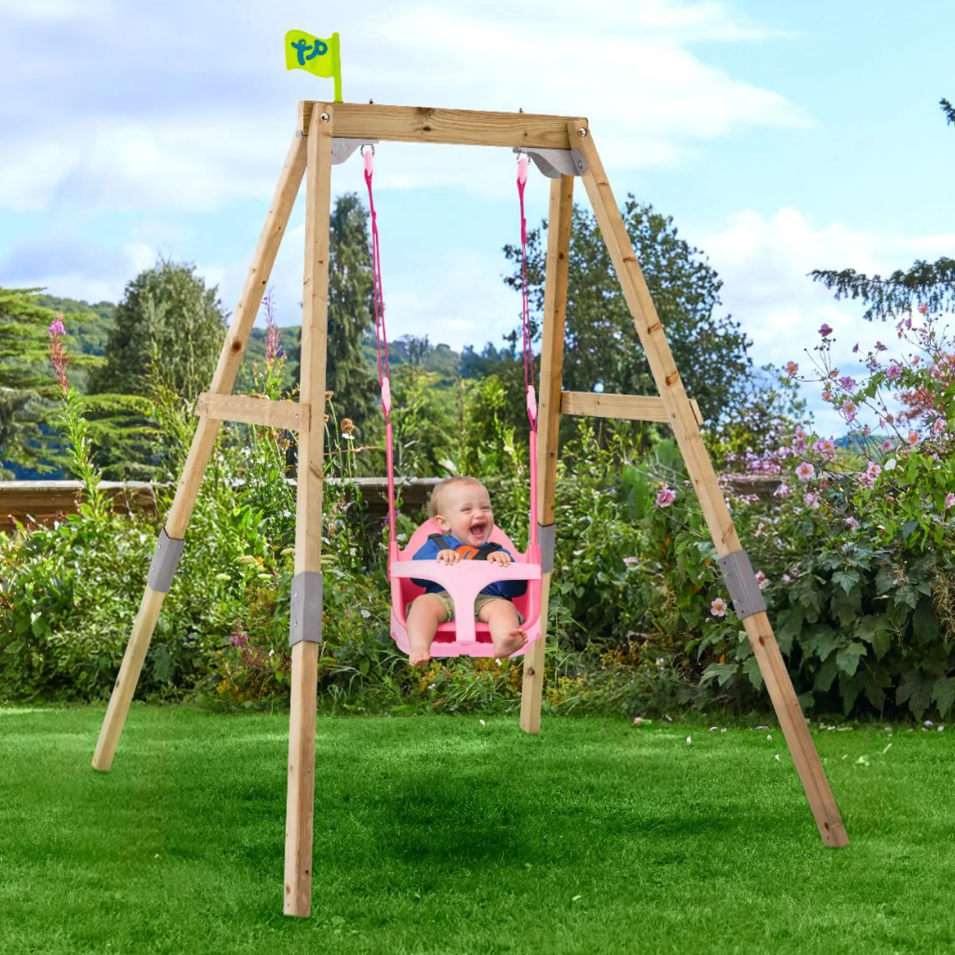 TP Forest Acorn Growable Swing Set with Quadpod - FSC® certified