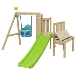 TP Forest Toddler Wooden Bluey Quadpod Swing Set & Slide - FSC® certified
