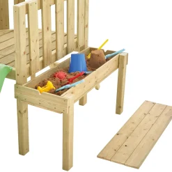 TP Forest Toddler Wooden Quadpod Swing Set & Slide - FSC® certified