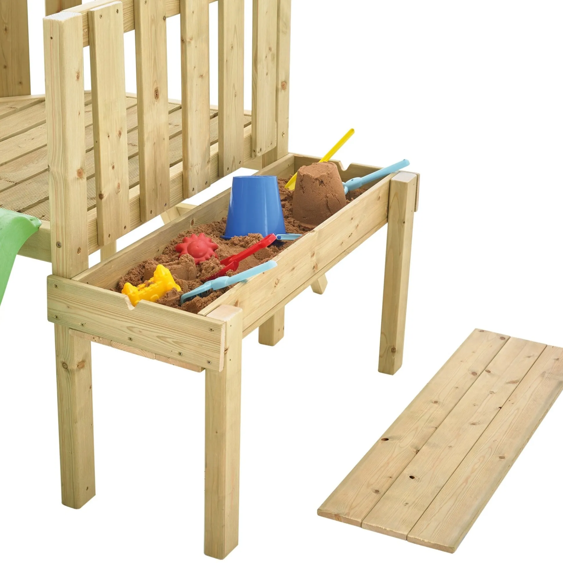 TP Forest Toddler Wooden Quadpod Swing Set & Slide - FSC® certified