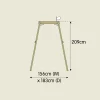 TP Forest Wooden Single Swing with Quadpod - FSC® certified