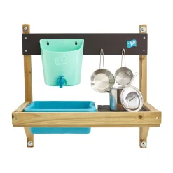 TP Hideaway Wooden Playhouse with Mud Kitchen - FSC® certified