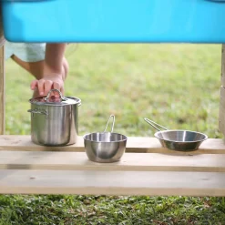 TP Junior Chef Wooden Mud Kitchen with Working Tap & Sink - FSC® certified
