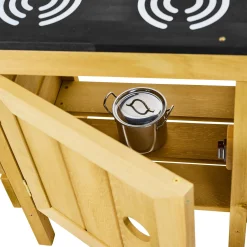TP Junior Chef Wooden Mud Kitchen with Working Tap & Sink - FSC® certified
