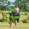 TP Kingswood Double Squarewood Swing Set with Quadpod - FSC® certified