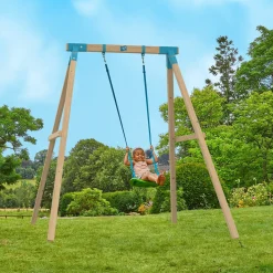 TP Kingswood Single Squarewood Swing Set - FSC® certified