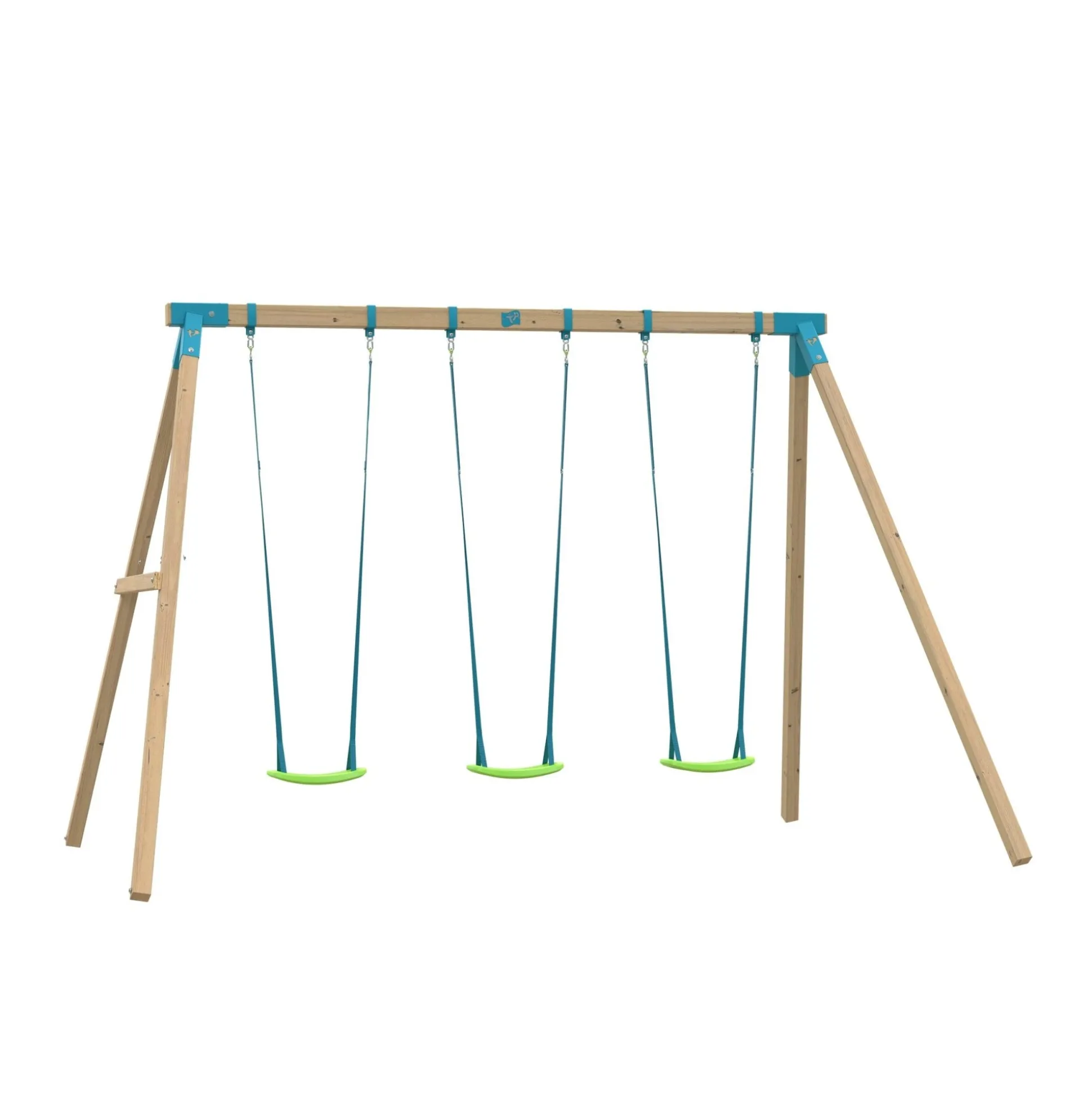 TP Kingswood Triple Squarewood Swing Set - FSC® certified