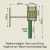 TP Kingswood Wooden Swing Arm - FSC® certified