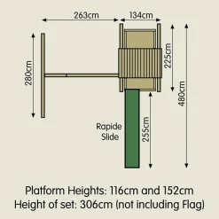 TP Kingswood Wooden Swing Arm - FSC® certified