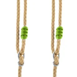 TP Knightswood Double Wooden Swing Set With Glide Ride