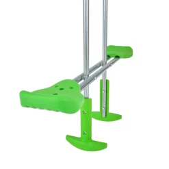 TP Knightswood Double Wooden Swing Set With Glide Ride