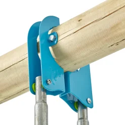 TP Knightswood Triple Wooden Swing & 8ft Slide Set