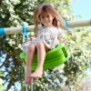 TP Knightswood Triple Wooden Swing & Slide Set With Glide Ride & Button Seat