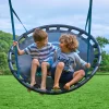 TP Knightswood Triple Wooden Swing Set With Giant Nest Swing - PEFC Certified