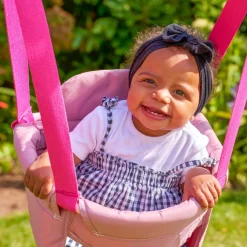 TP Pink Foldaway Baby Swing