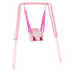 TP Pink Foldaway Baby Swing