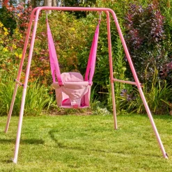 TP Pink Foldaway Baby Swing