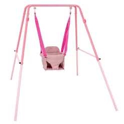 TP Pink Foldaway Baby Swing