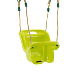 TP Sherwood Wooden Double Swing with Roped Rapide Seat & Baby Seat - PEFC certified