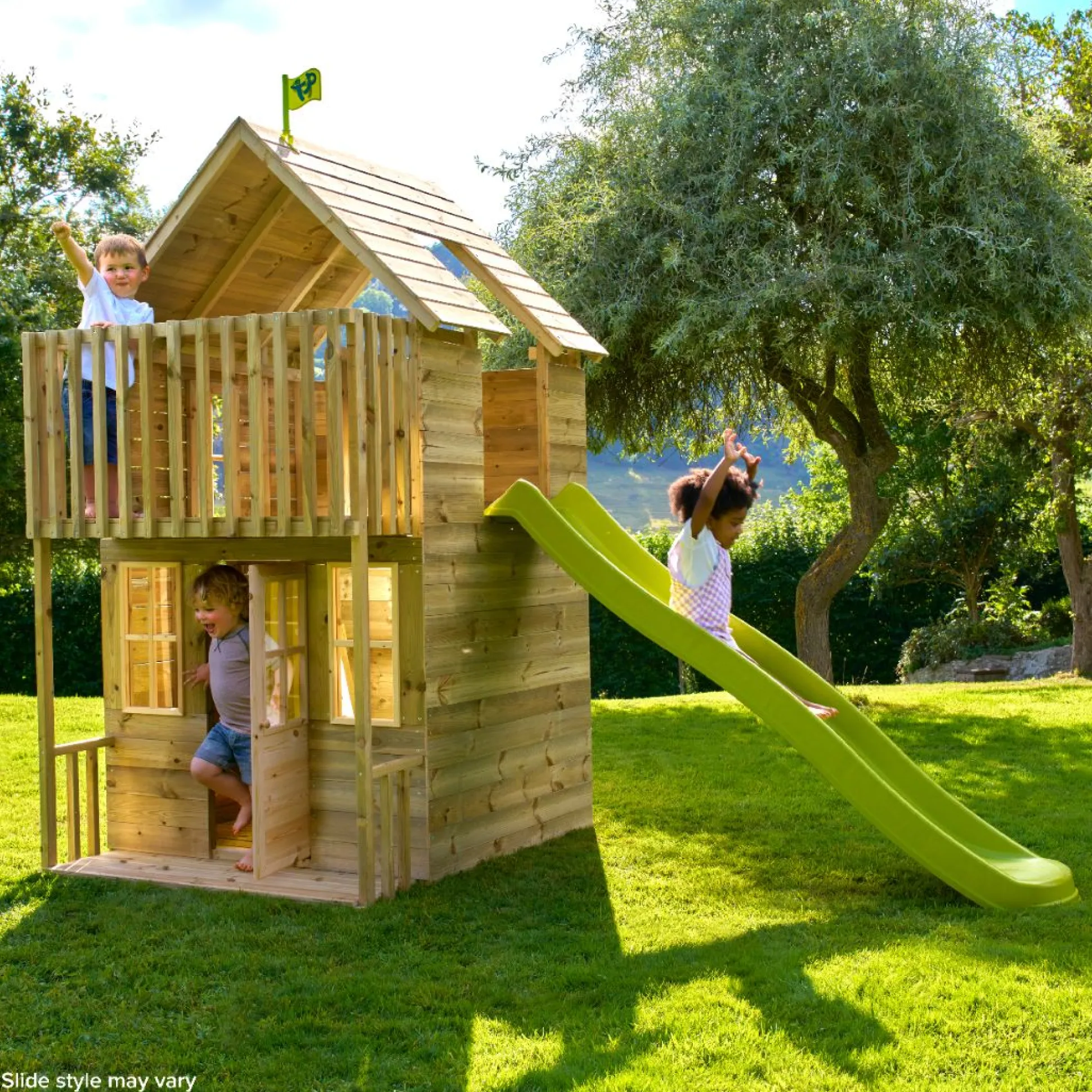TP Skye Two Storey Wooden Playhouse - FSC® certified