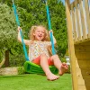 TP Skywood Wooden Tower Climbing Frame with Ripple Slide, Sky Bridge, Mini Tower & Double Swing Arm - FSC® certified