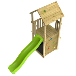 TP Skywood Wooden Tower Climbing Frame with Ripple Slide - FSC® certified