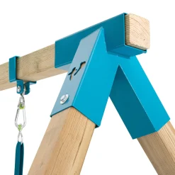 TP Skywood Wooden Tower Climbing Frame with Ripple Slide, Monkey Bars & Double Swing Arm - FSC® certified
