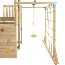 TP Skywood Wooden Tower Climbing Frame with Ripple Slide, Sky Deck, Skyline & Flying Fox Add On - FSC® certified