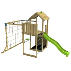 TP Skywood Wooden Tower Climbing Frame with Ripple Slide, Sky Deck, Skyline & Flying Fox Add On - FSC® certified