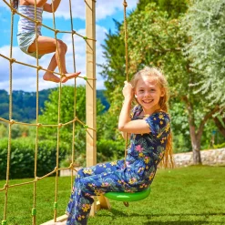 TP Skywood Wooden Tower Climbing Frame with Ripple Slide, Sky Deck, Skyline & Flying Fox Add On - FSC® certified