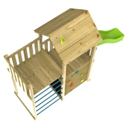 TP Skywood Wooden Tower Climbing Frame with Ripple Slide & Sky Deck - FSC® certified