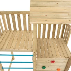 TP Skywood Wooden Tower Climbing Frame with Ripple Slide & Sky Deck - FSC® certified