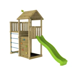 TP Skywood Wooden Tower Climbing Frame with Ripple Slide & Sky Deck - FSC® certified