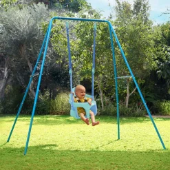 TP Small to Tall 2 in 1 Metal Swing Set with Bluey Quadpod