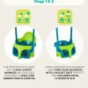 TP Small to Tall 2 in 1 Metal Swing Set with Quadpod
