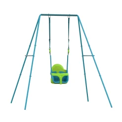 TP Small to Tall 2 in 1 Metal Swing Set with Quadpod