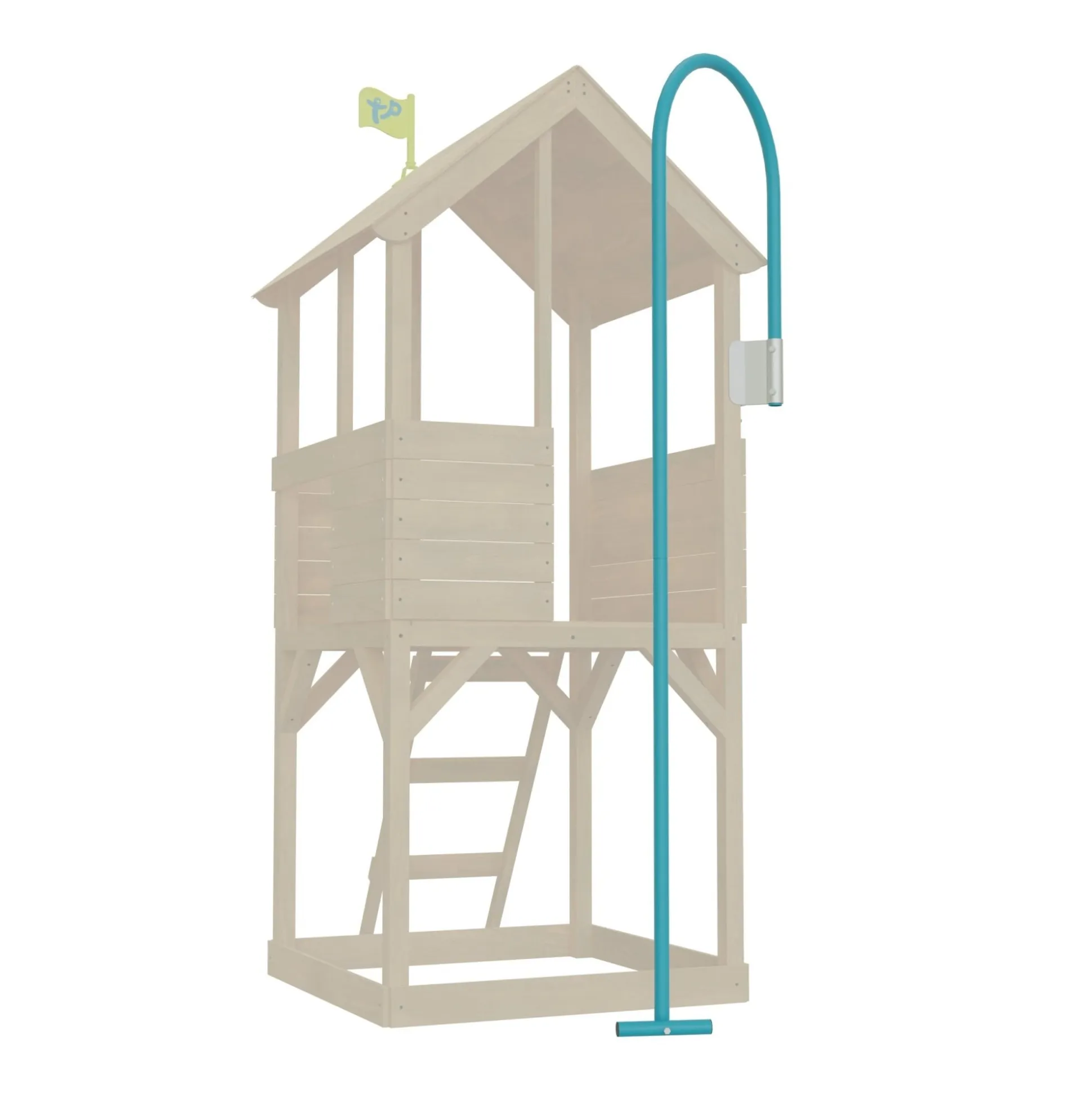 TP Treehouse Wooden Play Tower Fireman’s Pole