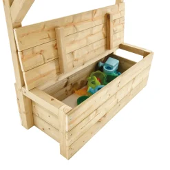 TP Treetops Wooden Tower Playhouse with Toy Box and Slide - FSC® certified