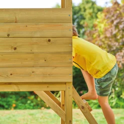 TP Treetops Wooden Tower Playhouse with Toy Box - FSC® certified