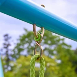 TP Triple Metal Swing Set with Glider Swing Seat
