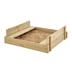 TP Wooden Lidded Sandpit with Dig & Explorer Accessory Kit - FSC® certified