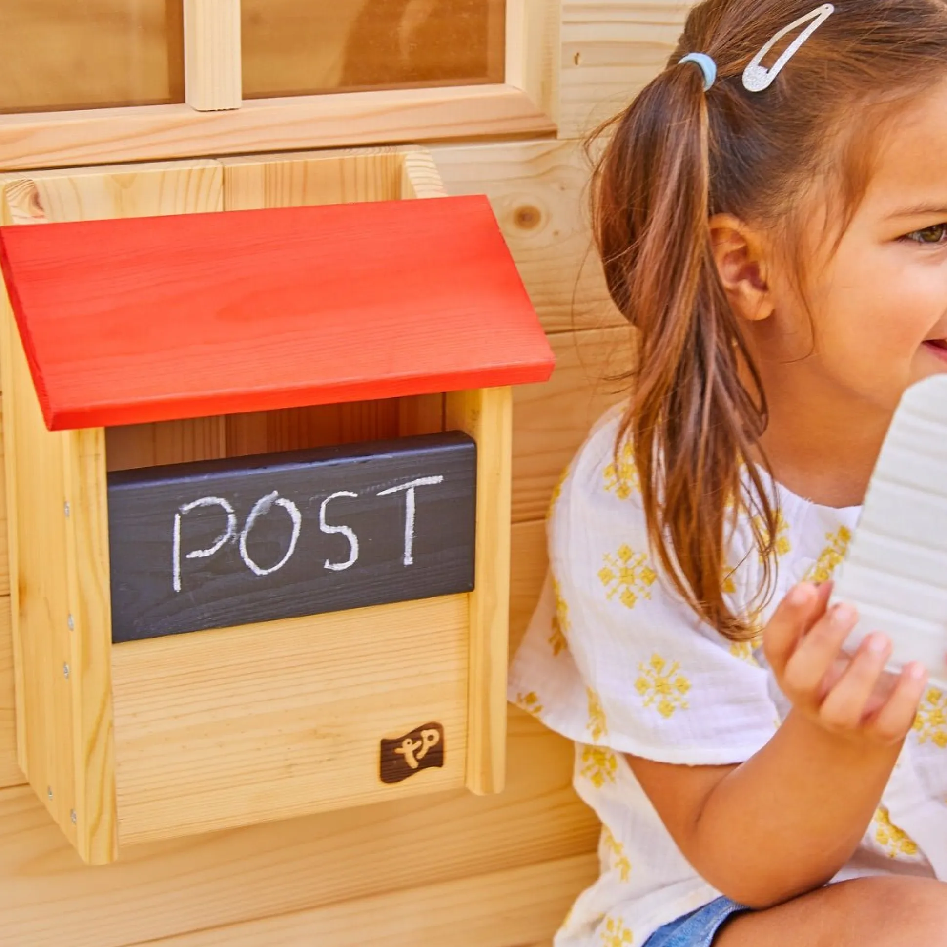 TP Wooden Post Box Cottage Playhouse Accessory - FSC® certified