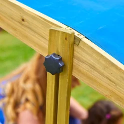 TP Wooden Sandpit with Sun Canopy