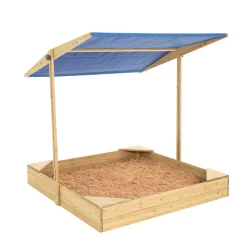 TP Wooden Sandpit with Sun Canopy