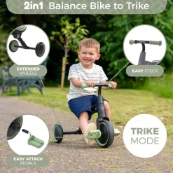 Zoomee Balance Bike to Trike